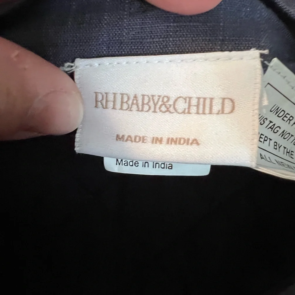 Restoration Hardware RH Baby & Child 12”x18” 100% Cotton Pillow Cover